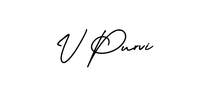 Once you've used our free online signature maker to create your best signature AmerikaSignatureDemo-Regular style, it's time to enjoy all of the benefits that V Purvi name signing documents. V Purvi signature style 3 images and pictures png