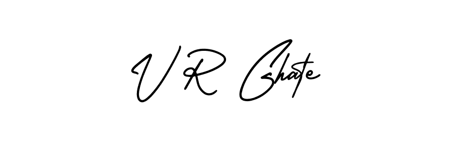 if you are searching for the best signature style for your name V R Ghate. so please give up your signature search. here we have designed multiple signature styles  using AmerikaSignatureDemo-Regular. V R Ghate signature style 3 images and pictures png