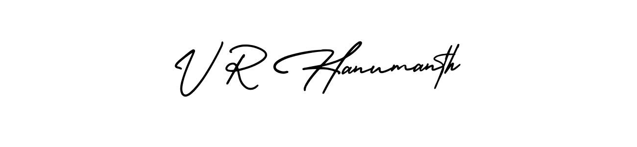 It looks lik you need a new signature style for name V R Hanumanth. Design unique handwritten (AmerikaSignatureDemo-Regular) signature with our free signature maker in just a few clicks. V R Hanumanth signature style 3 images and pictures png