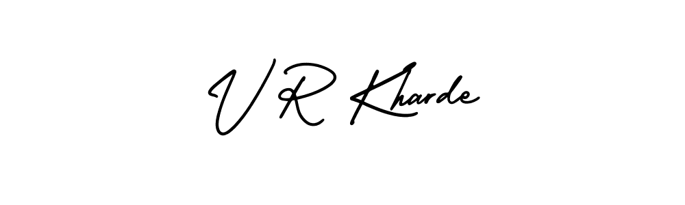 Make a short V R Kharde signature style. Manage your documents anywhere anytime using AmerikaSignatureDemo-Regular. Create and add eSignatures, submit forms, share and send files easily. V R Kharde signature style 3 images and pictures png