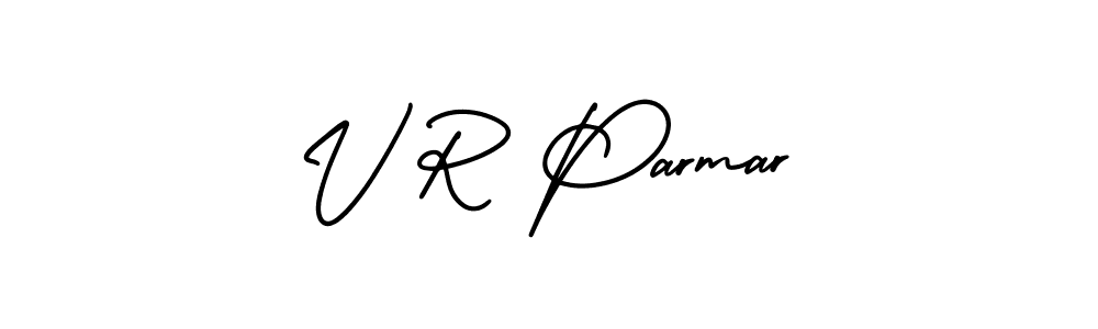 if you are searching for the best signature style for your name V R Parmar. so please give up your signature search. here we have designed multiple signature styles  using AmerikaSignatureDemo-Regular. V R Parmar signature style 3 images and pictures png