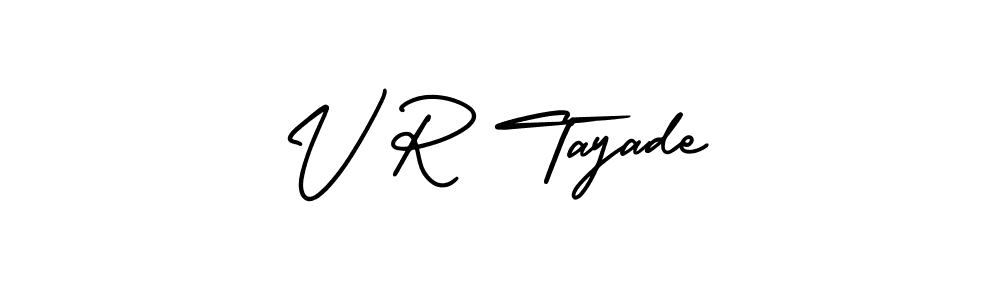 Check out images of Autograph of V R Tayade name. Actor V R Tayade Signature Style. AmerikaSignatureDemo-Regular is a professional sign style online. V R Tayade signature style 3 images and pictures png