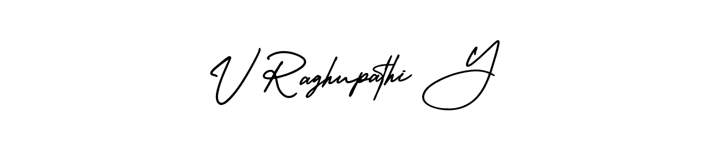 It looks lik you need a new signature style for name V Raghupathi Y. Design unique handwritten (AmerikaSignatureDemo-Regular) signature with our free signature maker in just a few clicks. V Raghupathi Y signature style 3 images and pictures png