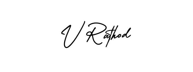 Best and Professional Signature Style for V Rathod. AmerikaSignatureDemo-Regular Best Signature Style Collection. V Rathod signature style 3 images and pictures png