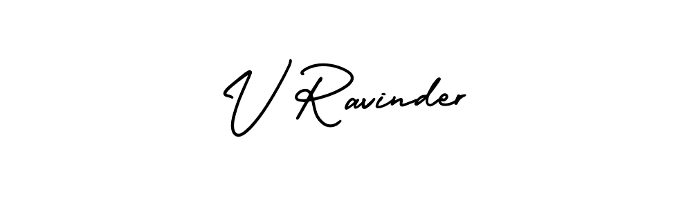 Similarly AmerikaSignatureDemo-Regular is the best handwritten signature design. Signature creator online .You can use it as an online autograph creator for name V Ravinder. V Ravinder signature style 3 images and pictures png