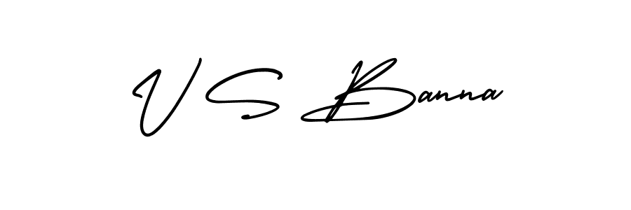 Make a short V S Banna signature style. Manage your documents anywhere anytime using AmerikaSignatureDemo-Regular. Create and add eSignatures, submit forms, share and send files easily. V S Banna signature style 3 images and pictures png