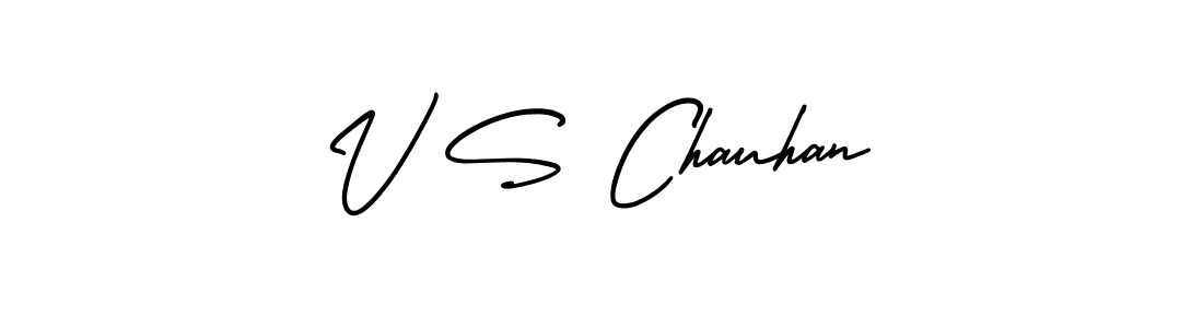 Also we have V S Chauhan name is the best signature style. Create professional handwritten signature collection using AmerikaSignatureDemo-Regular autograph style. V S Chauhan signature style 3 images and pictures png