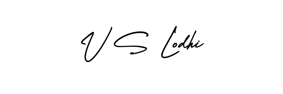 if you are searching for the best signature style for your name V S Lodhi. so please give up your signature search. here we have designed multiple signature styles  using AmerikaSignatureDemo-Regular. V S Lodhi signature style 3 images and pictures png