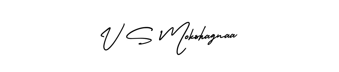 Similarly AmerikaSignatureDemo-Regular is the best handwritten signature design. Signature creator online .You can use it as an online autograph creator for name V S Mokshagnaa. V S Mokshagnaa signature style 3 images and pictures png