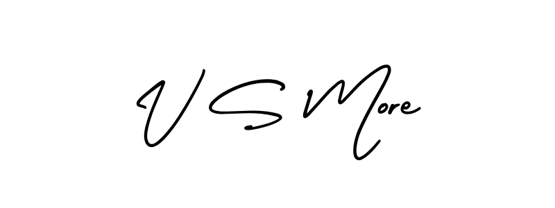 Make a short V S More signature style. Manage your documents anywhere anytime using AmerikaSignatureDemo-Regular. Create and add eSignatures, submit forms, share and send files easily. V S More signature style 3 images and pictures png