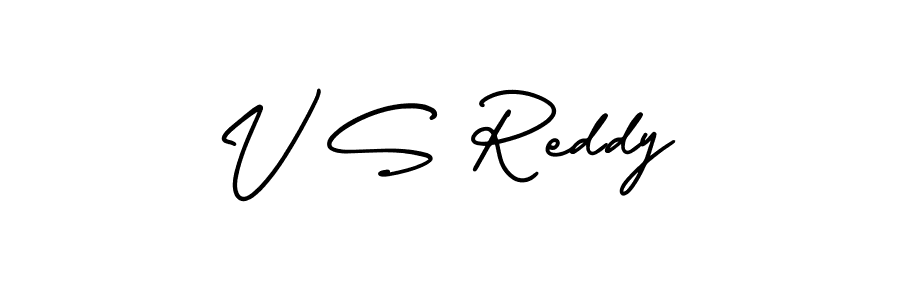 Also You can easily find your signature by using the search form. We will create V S Reddy name handwritten signature images for you free of cost using AmerikaSignatureDemo-Regular sign style. V S Reddy signature style 3 images and pictures png
