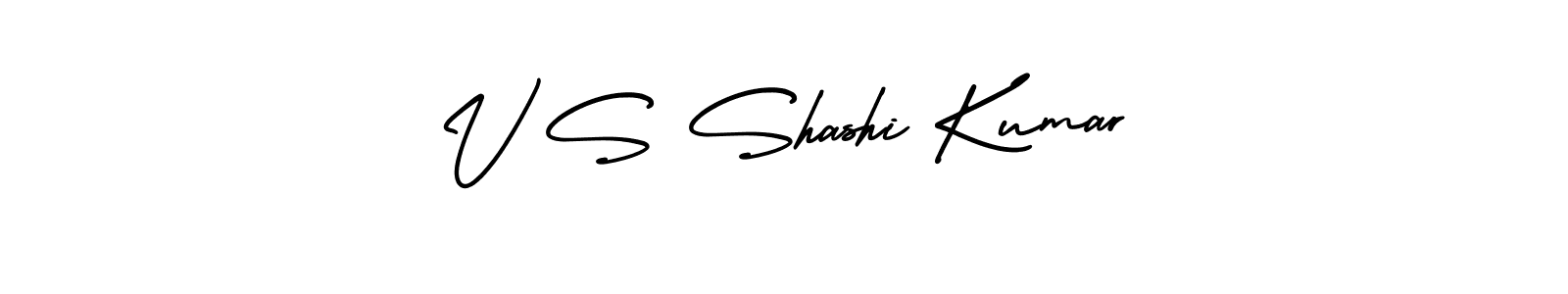 Make a short V S Shashi Kumar signature style. Manage your documents anywhere anytime using AmerikaSignatureDemo-Regular. Create and add eSignatures, submit forms, share and send files easily. V S Shashi Kumar signature style 3 images and pictures png
