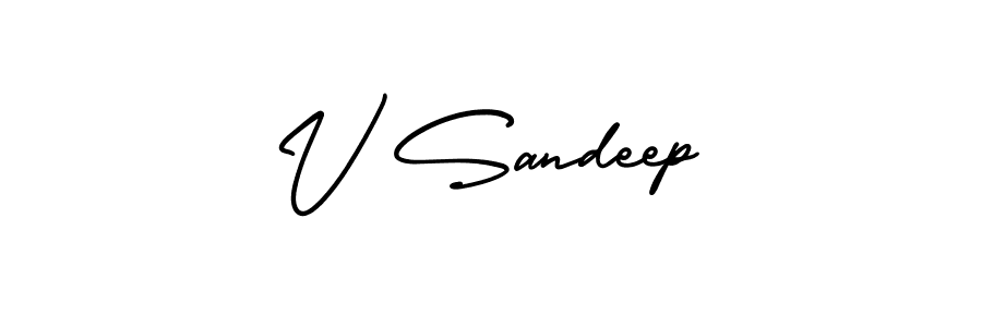 Check out images of Autograph of V Sandeep name. Actor V Sandeep Signature Style. AmerikaSignatureDemo-Regular is a professional sign style online. V Sandeep signature style 3 images and pictures png