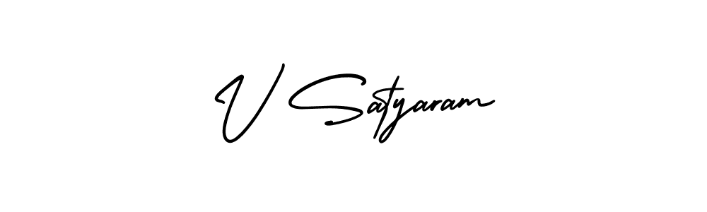 It looks lik you need a new signature style for name V Satyaram. Design unique handwritten (AmerikaSignatureDemo-Regular) signature with our free signature maker in just a few clicks. V Satyaram signature style 3 images and pictures png