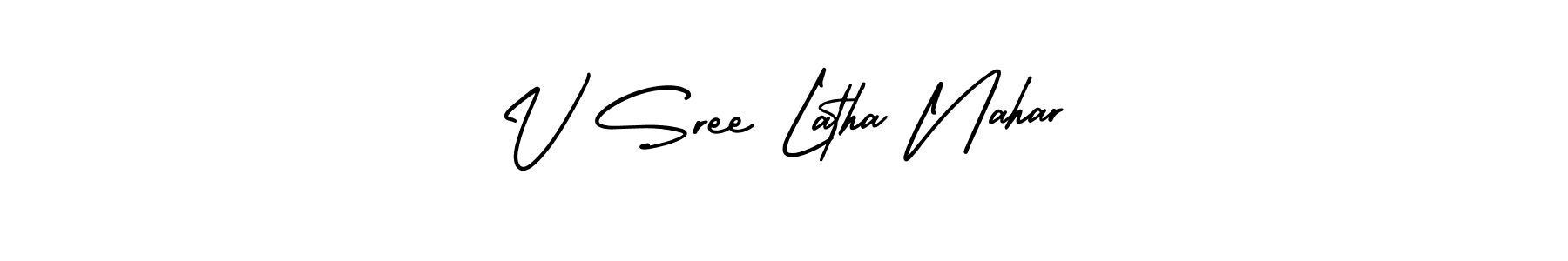 Best and Professional Signature Style for V Sree Latha Nahar. AmerikaSignatureDemo-Regular Best Signature Style Collection. V Sree Latha Nahar signature style 3 images and pictures png