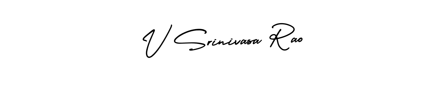 Also You can easily find your signature by using the search form. We will create V Srinivasa Rao name handwritten signature images for you free of cost using AmerikaSignatureDemo-Regular sign style. V Srinivasa Rao signature style 3 images and pictures png