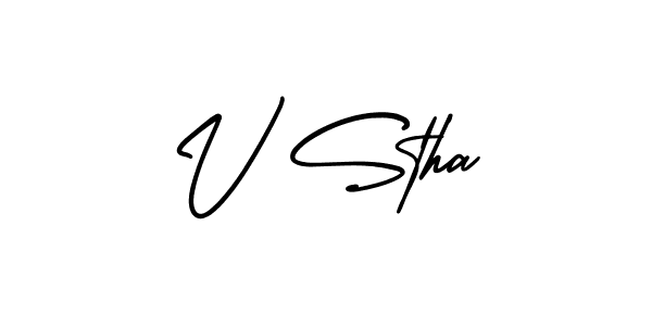 Once you've used our free online signature maker to create your best signature AmerikaSignatureDemo-Regular style, it's time to enjoy all of the benefits that V Stha name signing documents. V Stha signature style 3 images and pictures png