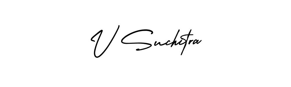 Check out images of Autograph of V Suchitra name. Actor V Suchitra Signature Style. AmerikaSignatureDemo-Regular is a professional sign style online. V Suchitra signature style 3 images and pictures png