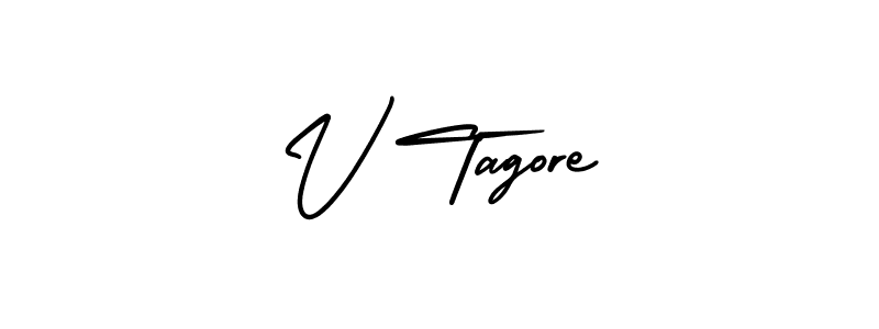 Best and Professional Signature Style for V Tagore. AmerikaSignatureDemo-Regular Best Signature Style Collection. V Tagore signature style 3 images and pictures png