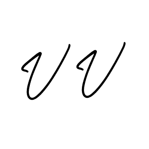 Make a beautiful signature design for name V V. Use this online signature maker to create a handwritten signature for free. V V signature style 3 images and pictures png