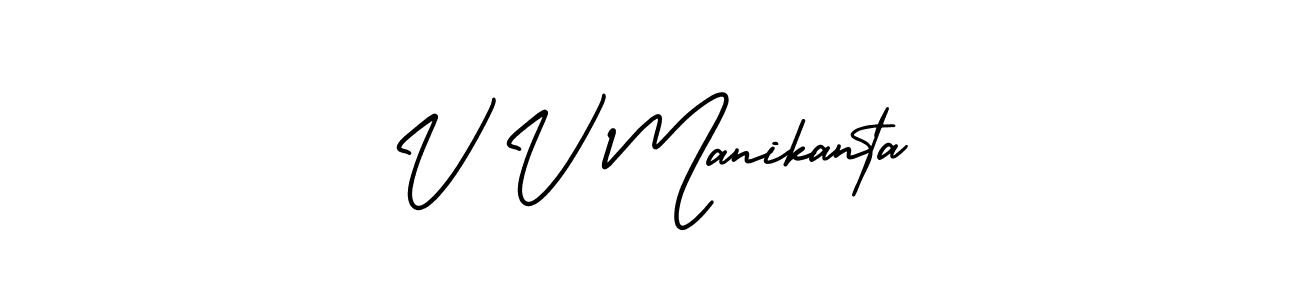 Make a beautiful signature design for name V V Manikanta. Use this online signature maker to create a handwritten signature for free. V V Manikanta signature style 3 images and pictures png