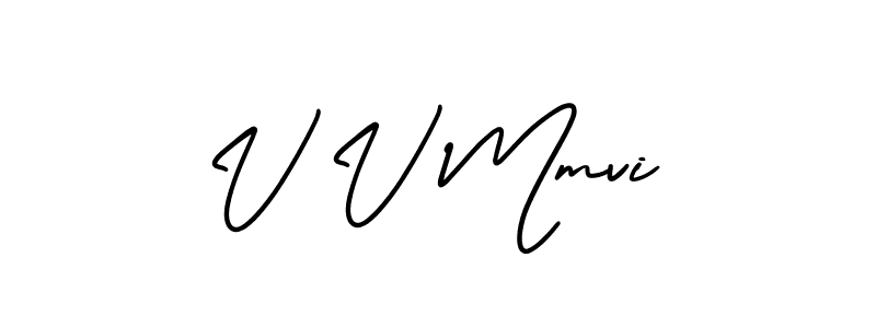 Similarly AmerikaSignatureDemo-Regular is the best handwritten signature design. Signature creator online .You can use it as an online autograph creator for name V V Mmvi. V V Mmvi signature style 3 images and pictures png