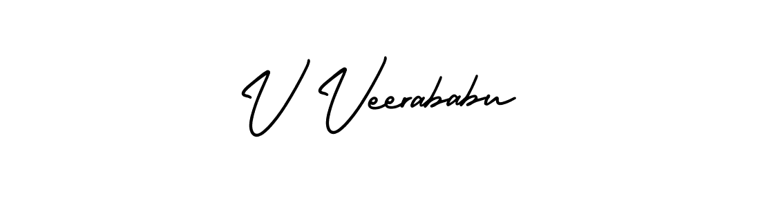 How to Draw V Veerababu signature style? AmerikaSignatureDemo-Regular is a latest design signature styles for name V Veerababu. V Veerababu signature style 3 images and pictures png