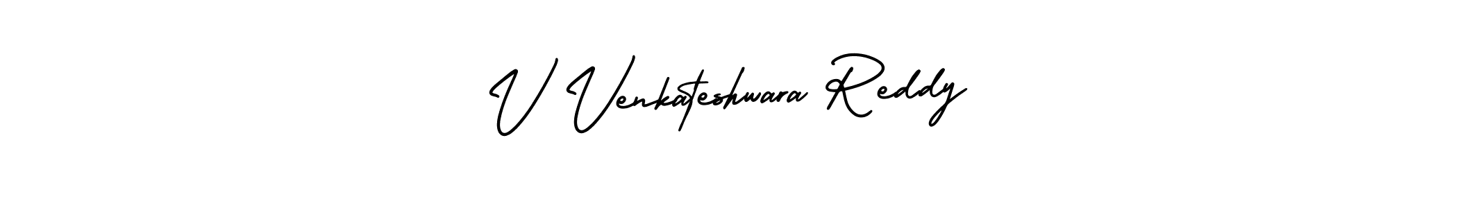 You should practise on your own different ways (AmerikaSignatureDemo-Regular) to write your name (V Venkateshwara Reddy) in signature. don't let someone else do it for you. V Venkateshwara Reddy signature style 3 images and pictures png