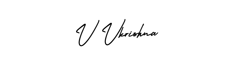 Make a beautiful signature design for name V Vkrishna. Use this online signature maker to create a handwritten signature for free. V Vkrishna signature style 3 images and pictures png