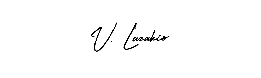 Here are the top 10 professional signature styles for the name V. Lazakis. These are the best autograph styles you can use for your name. V. Lazakis signature style 3 images and pictures png