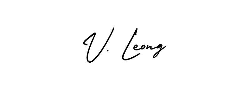 Here are the top 10 professional signature styles for the name V. Leong. These are the best autograph styles you can use for your name. V. Leong signature style 3 images and pictures png