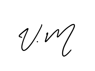 See photos of V. M official signature by Spectra . Check more albums & portfolios. Read reviews & check more about AmerikaSignatureDemo-Regular font. V. M signature style 3 images and pictures png