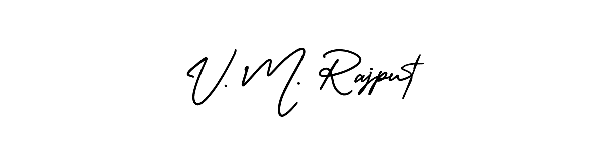 See photos of V. M. Rajput official signature by Spectra . Check more albums & portfolios. Read reviews & check more about AmerikaSignatureDemo-Regular font. V. M. Rajput signature style 3 images and pictures png