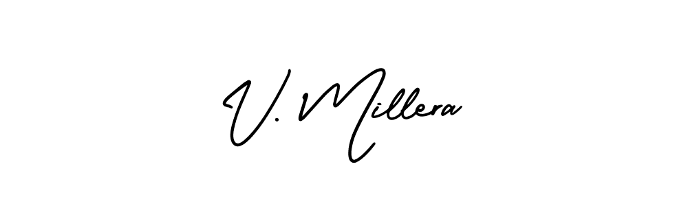 Here are the top 10 professional signature styles for the name V. Millera. These are the best autograph styles you can use for your name. V. Millera signature style 3 images and pictures png