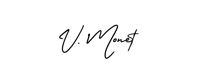 You can use this online signature creator to create a handwritten signature for the name V. Monet. This is the best online autograph maker. V. Monet signature style 3 images and pictures png