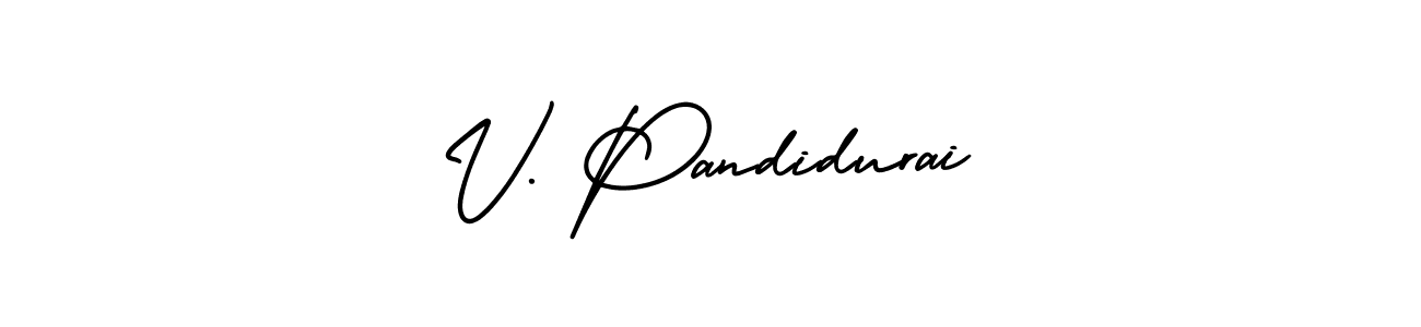 Check out images of Autograph of V. Pandidurai name. Actor V. Pandidurai Signature Style. AmerikaSignatureDemo-Regular is a professional sign style online. V. Pandidurai signature style 3 images and pictures png