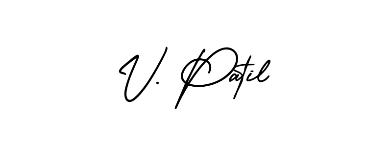 You can use this online signature creator to create a handwritten signature for the name V. Patil. This is the best online autograph maker. V. Patil signature style 3 images and pictures png