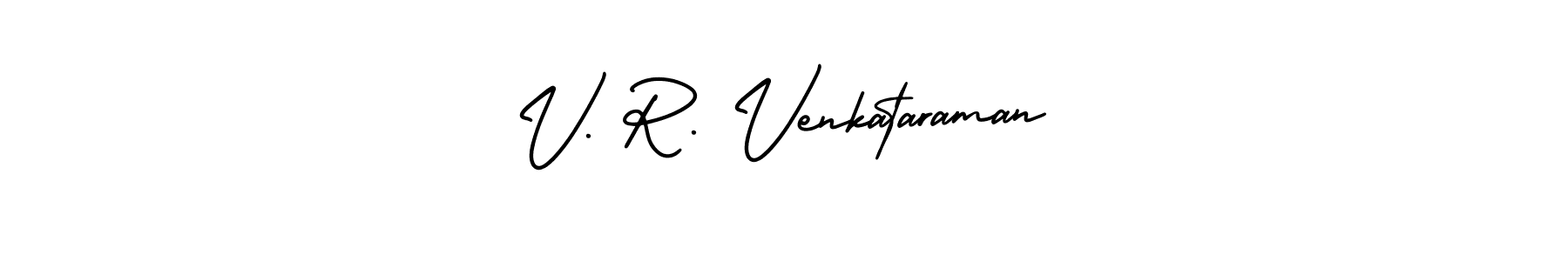 V. R. Venkataraman stylish signature style. Best Handwritten Sign (AmerikaSignatureDemo-Regular) for my name. Handwritten Signature Collection Ideas for my name V. R. Venkataraman. V. R. Venkataraman signature style 3 images and pictures png