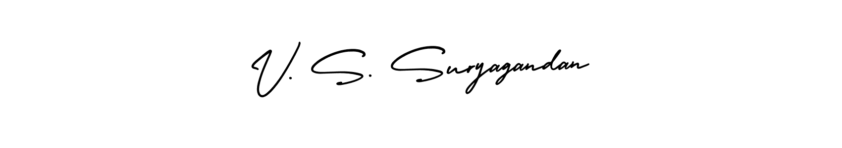 Best and Professional Signature Style for V. S. Suryagandan. AmerikaSignatureDemo-Regular Best Signature Style Collection. V. S. Suryagandan signature style 3 images and pictures png