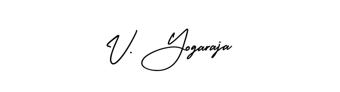 Also we have V. Yogaraja name is the best signature style. Create professional handwritten signature collection using AmerikaSignatureDemo-Regular autograph style. V. Yogaraja signature style 3 images and pictures png