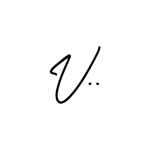 It looks lik you need a new signature style for name V... Design unique handwritten (AmerikaSignatureDemo-Regular) signature with our free signature maker in just a few clicks. V.. signature style 3 images and pictures png