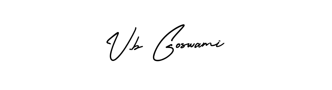 Here are the top 10 professional signature styles for the name V.b Goswami. These are the best autograph styles you can use for your name. V.b Goswami signature style 3 images and pictures png