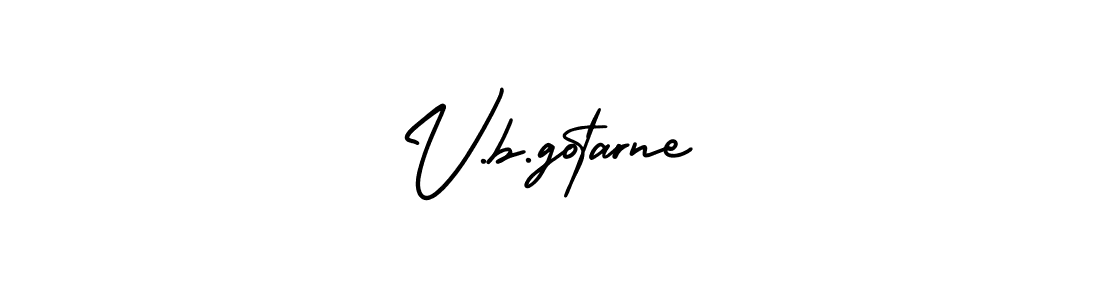 Make a beautiful signature design for name V.b.gotarne. With this signature (AmerikaSignatureDemo-Regular) style, you can create a handwritten signature for free. V.b.gotarne signature style 3 images and pictures png