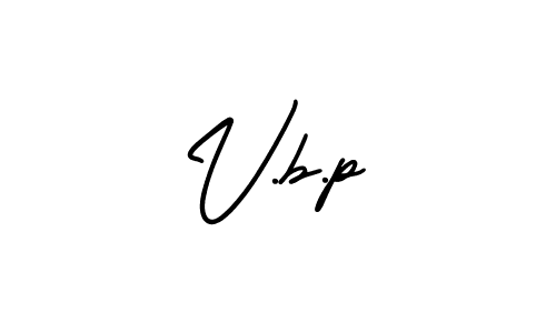 Use a signature maker to create a handwritten signature online. With this signature software, you can design (AmerikaSignatureDemo-Regular) your own signature for name V.b.p. V.b.p signature style 3 images and pictures png