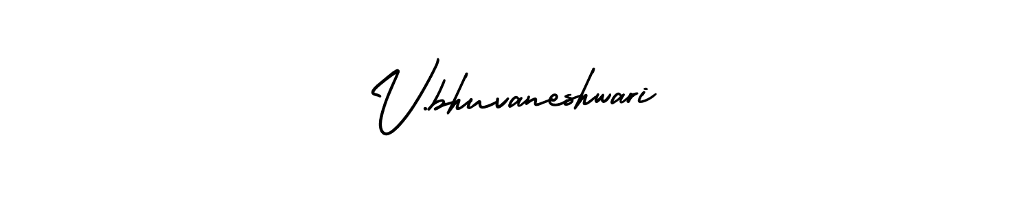 Best and Professional Signature Style for V.bhuvaneshwari. AmerikaSignatureDemo-Regular Best Signature Style Collection. V.bhuvaneshwari signature style 3 images and pictures png