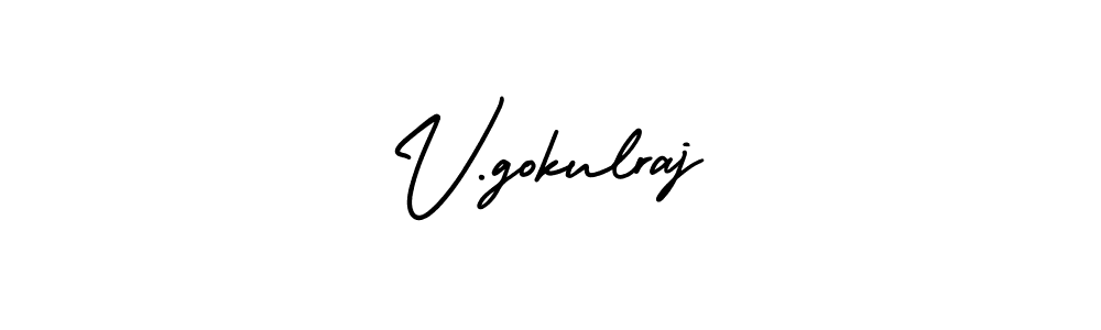 Similarly AmerikaSignatureDemo-Regular is the best handwritten signature design. Signature creator online .You can use it as an online autograph creator for name V.gokulraj. V.gokulraj signature style 3 images and pictures png