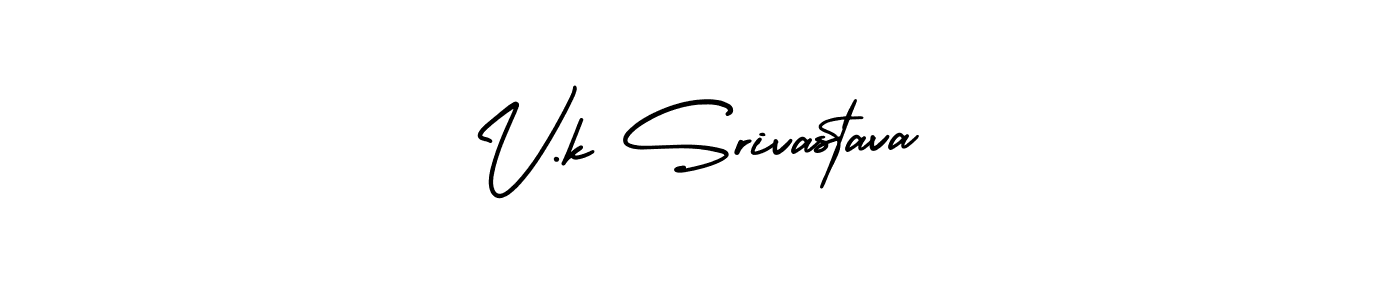 How to Draw V.k Srivastava signature style? AmerikaSignatureDemo-Regular is a latest design signature styles for name V.k Srivastava. V.k Srivastava signature style 3 images and pictures png