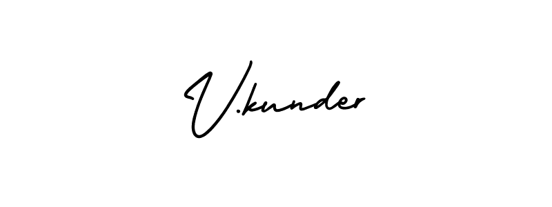 Also we have V.kunder name is the best signature style. Create professional handwritten signature collection using AmerikaSignatureDemo-Regular autograph style. V.kunder signature style 3 images and pictures png