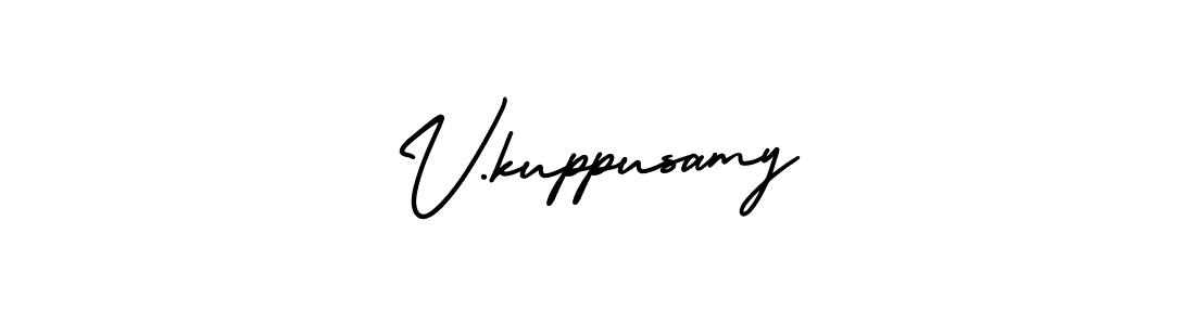 Best and Professional Signature Style for V.kuppusamy. AmerikaSignatureDemo-Regular Best Signature Style Collection. V.kuppusamy signature style 3 images and pictures png