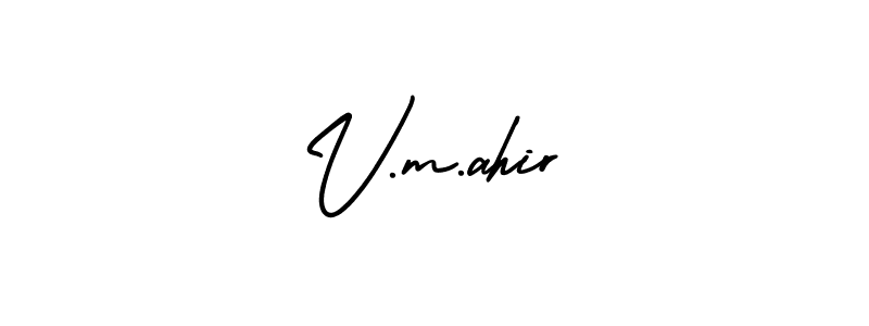 See photos of V.m.ahir official signature by Spectra . Check more albums & portfolios. Read reviews & check more about AmerikaSignatureDemo-Regular font. V.m.ahir signature style 3 images and pictures png